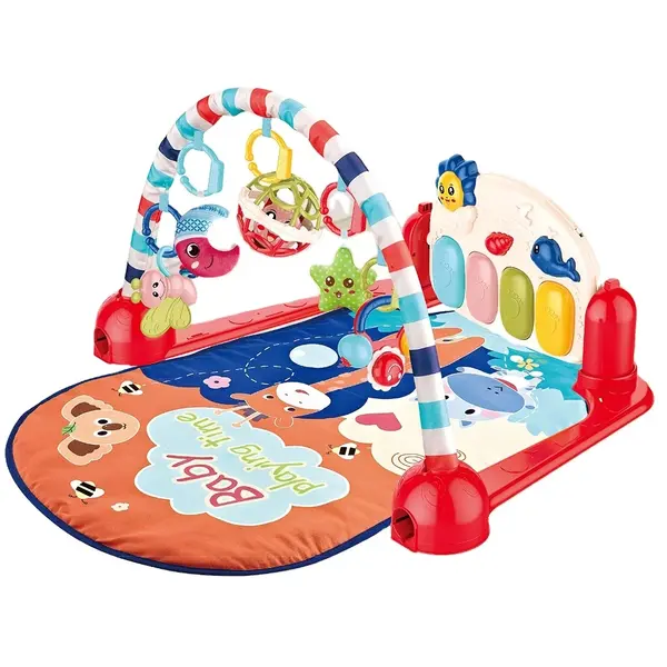 Saltea de joaca 4 in 1 cu activitati interactive pentru bebelusi (0 luni+)