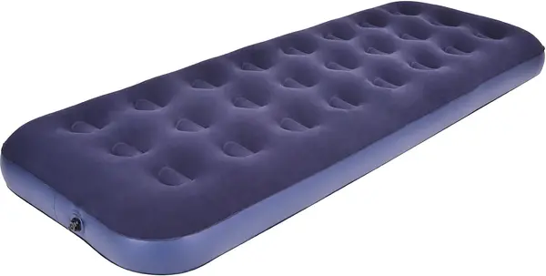 Saltea gonflabila pentru camping, plaja, 1-2 persoane, PVC si catifea