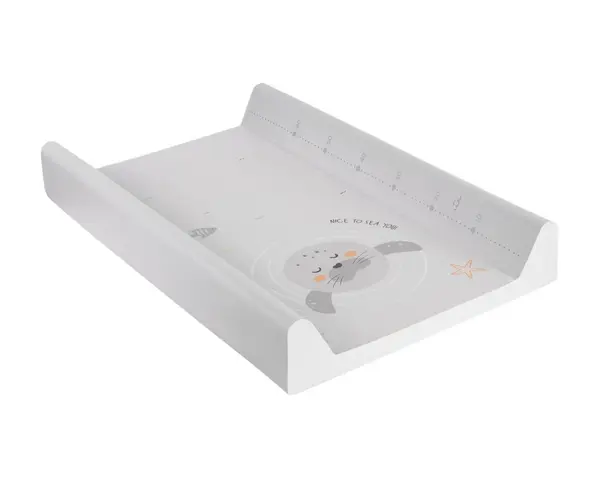 Saltea infasat soft KikkaBoo 80x50cm Seally Me cu suprafata impermeabila,taliometru incorporat,curatare usoara,contur lateral inalt pentru siguranta suplimentara