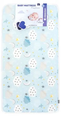 Saltea Kikka Boo - Fantasia, 60 x 120 x 9 cm, Clouds Blue