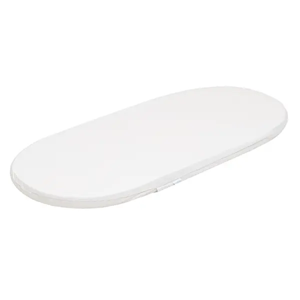 Saltea landou, New Baby, Standard, Husa detasabila si lavabila, Din spuma poliuretanica, 75x35x3.5 cm, 0 luni+, Alb
