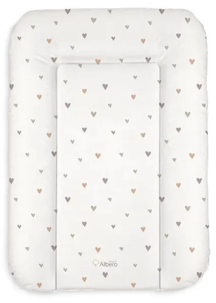 Saltea moale pentru înfășat Albero Mio - Mini Hearts, 70 x 50 cm