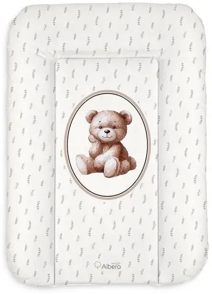 Saltea moale pentru înfășat Albero Mio - Vintage Teddy, 70 x 50 cm