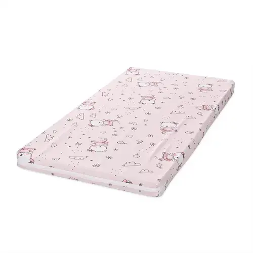Saltea pat Lorelli Classic, 60 x 120 x 6 cm, spuma elastica, Roz