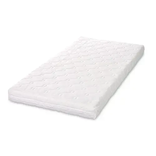 Saltea pat Lorelli Havana Premium, 60 x 120 x 10 cm, cocos si spuma elastica, Alb