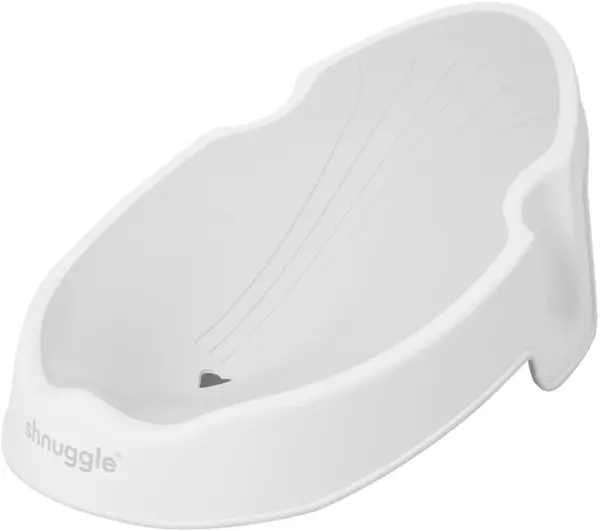 Saltea pentru baie Shnuggle - Alb/gri