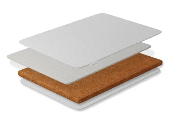 Saltea pentru bebe Danpol din cocos si latex cu husa detasabila 140x70x9 cm