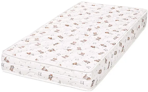 Saltea pentru bebeluşi cu spumă Lorelli - Relax, 70 х 140 cm, bej cu urși adormiți