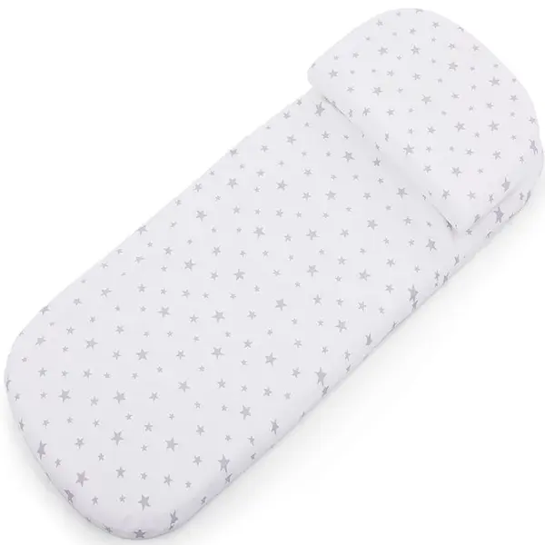 Saltea pentru cărucior Chipolino - Stele, gri