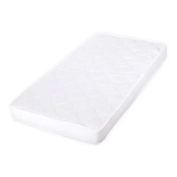 Saltea pentru pat Eco Tex cu 2 straturi de cocos si spuma elastica white 60 x 120 x 10 cm