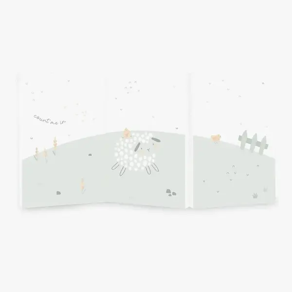 Saltea pliabila Kikka Boo 60x120x5 cm Sleepy Sheep Verde