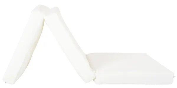 Saltea pliabila pentru bebelusi Hugzzz - Snooze, 120 x 60 x 6 cm, pure white
