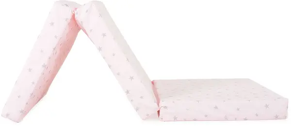 Saltea pliabilă pentru copii Hugzzz - Mirage, 120 x 60 x 6, roz