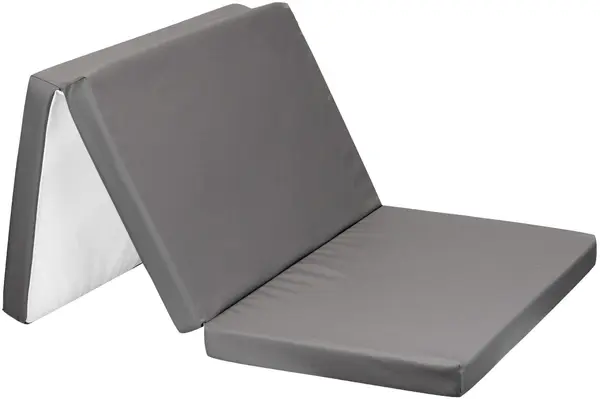 Saltea pliabilă pentru copii KikkaBoo - Gri închis, 59 x 118 x 5 cm
