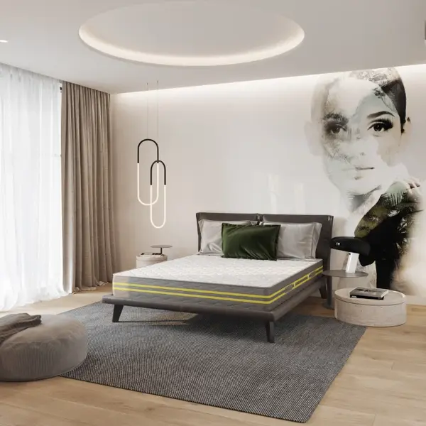 Saltea PREMIER cu arcuri, 180x200 cm, H 23 cm, fata vara fata iarna