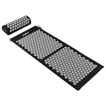 Saltea presopunctura cu perna REBEL ACTIVE RBA-6010-BK, 110 x 42 x 2 cm