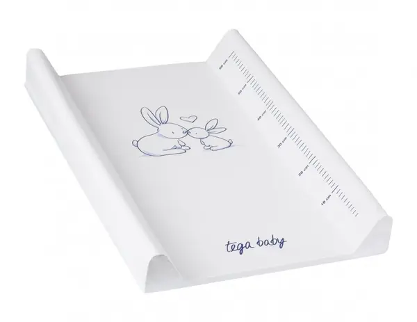 Salteluta de infasat cu intaritura Tega Baby 70x50 cm Iepuras alb