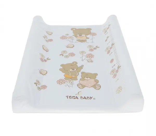 Salteluta de infasat cu intaritura Tega Baby 70x50 cm Ursulet alb