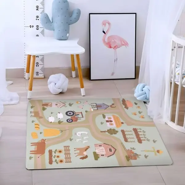 Salteluta de joaca pentru copii 90.5 x 90.5 x 1 cm Ferma