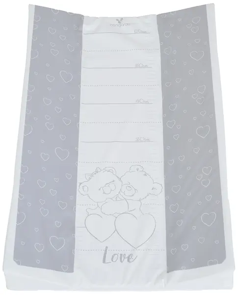 Salteluță moale de înfășat Cangaroo - Grey bears, 44 х 67 cm