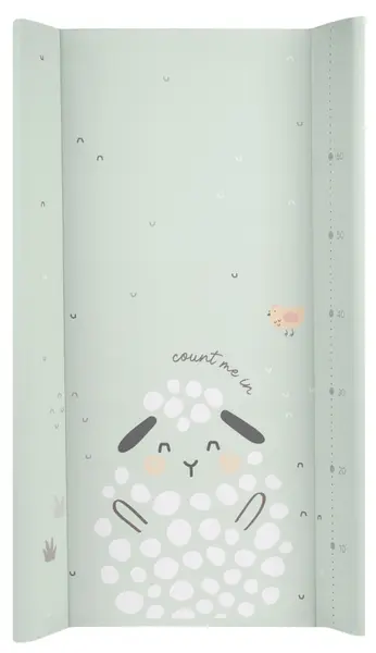 Salteluță moale de înfășat KikkaBoo Sleepy Sheep - 80 x 50 cm