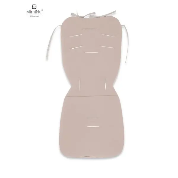 Salteluta pentru carucior reversibila MimiNu cu doua fete 78 x 34 cm design Calm Forest NaturalNugat