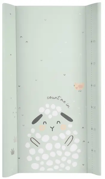 Salteluță tare de înfășat KikkaBoo Sleepy Sheep - 50 х 70 cm