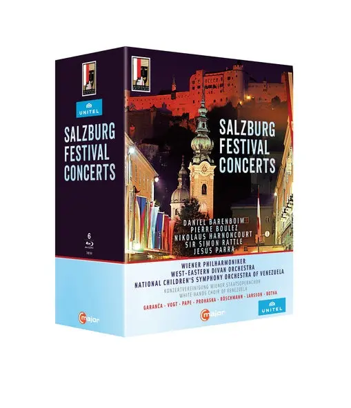 Salzburg Festival Concerts (Blu-ray) | Daniel Barenboim, White Hands Choir of Venezuela, Wiener Philharmoniker, West-Eastern Divan Orchestra, National Children's Symphony Orchestra of Venezuela