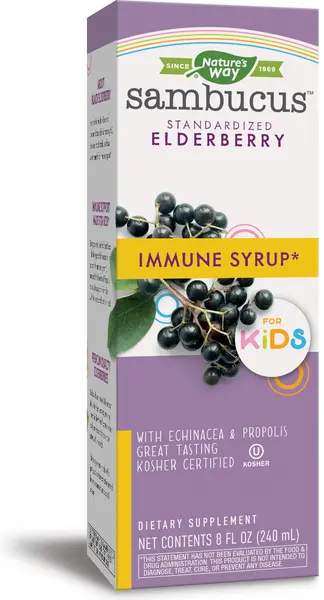 Sambucus Immune Syrup for Kids, 240 ml, Nature's Way