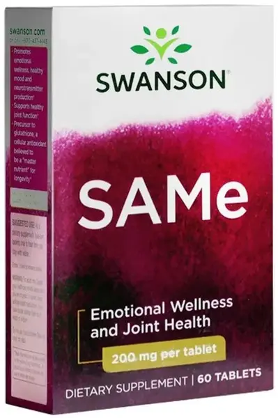 SAMe, 200 mg, 60 tablete, Swanson