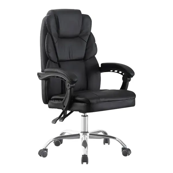 Sameda pakoworld PU scaun directorial birou negru 62x67x112-122cm Samedă pakoworld PU scaun directorial birou negru 62x67x112-122cm