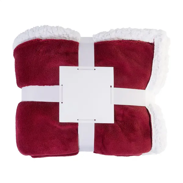 Sammia pătură coral fleece - burgundy