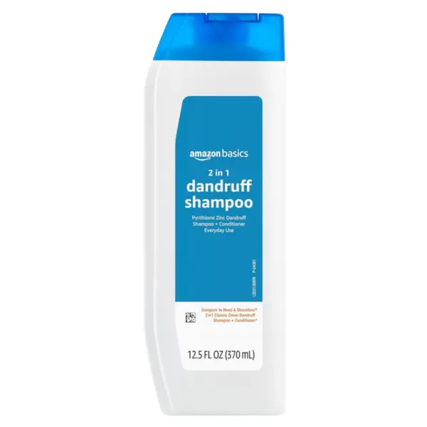 Sampon 2-in-1 cu Balsam, Amazon Basics, Anti-Matreata, pH Neutru, 370ml