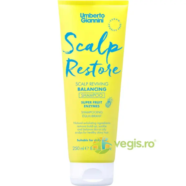 Sampon Anti-Matreata cu Enzime din Fructe Scalp Restore 250ml
