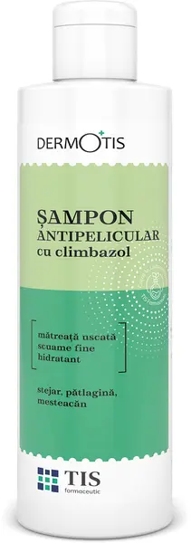 Sampon antipelicular cu climbazol, 120ml, Tis Farmaceutic