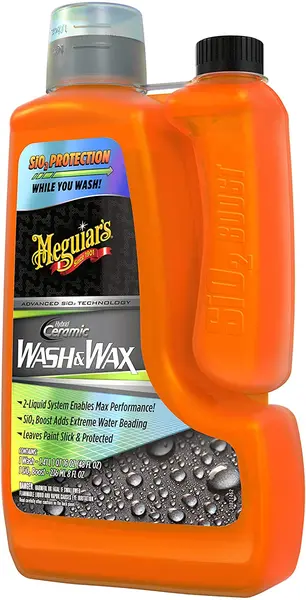 Sampon auto cu protectie de ceara ceramica SiO2 Meguiar's Hybrid Ceramic Wash & Wax 1.4L + 236ml