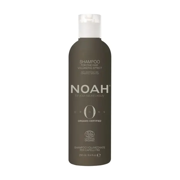 Sampon bio volumizant cu Extract de Grapefruit si Ceai verde pentru par subtire, 250ml, Noah