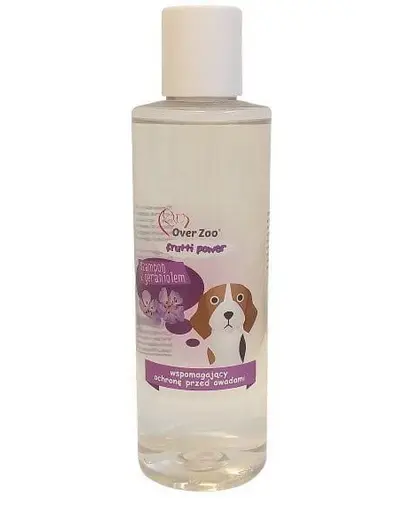 Șampon câini anti insecte OVER ZOO 200 ml cu ulei de arbore de ceai