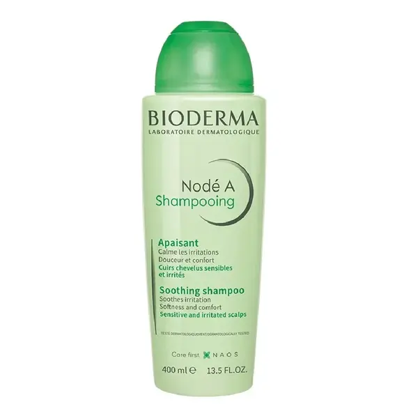 Sampon calmant pentru scalp sensibil si iritat Node A, 400 ml, Bioderma