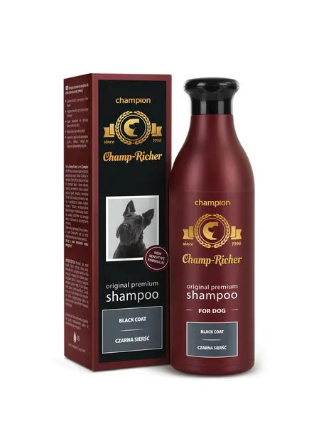 Sampon CHAMP RICHER pentru CAINI cu BLANA NEAGRA, 250 ml