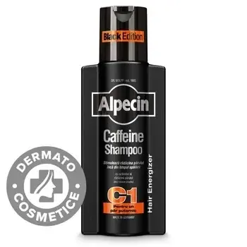 Sampon cu cafeina Black Edition C1, 250ml, Alpecin