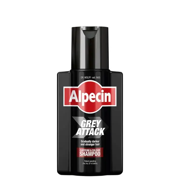 Sampon cu cafeina pentru parul grizonat Grey Attack, Alpecin | 200 ml
