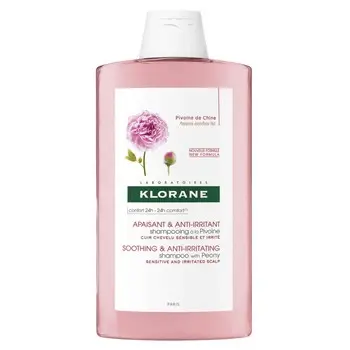 Sampon cu extract de bujor pentru scalp iritat, 200ml, Klorane