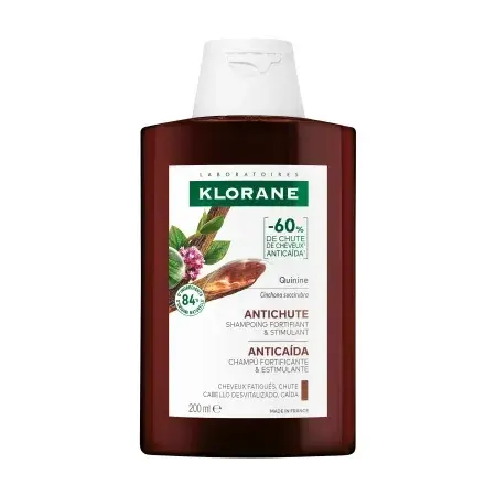 Sampon cu extract de chinina si floare de colt, 200 ml, Klorane