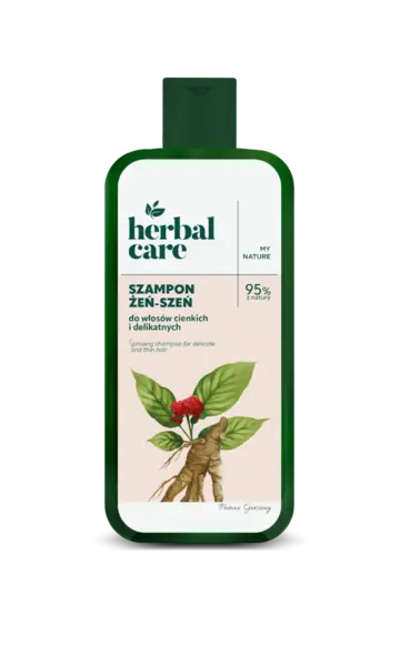 Sampon cu extract de ginseng pentru par fin si subtire Herbal Care, 330ml, Farmona