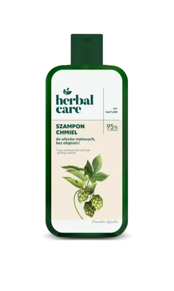 Sampon cu extract de hamei pentru par tern si lipsit de volum Herbal Care, 330ml, Farmona