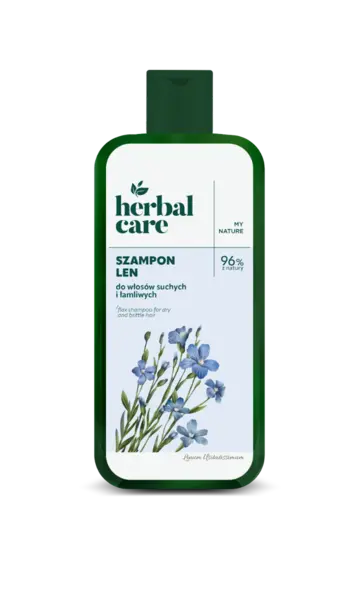 Sampon cu extract de seminte de in pentru par uscat si fragil Herbal Care, 330ml, Farmona