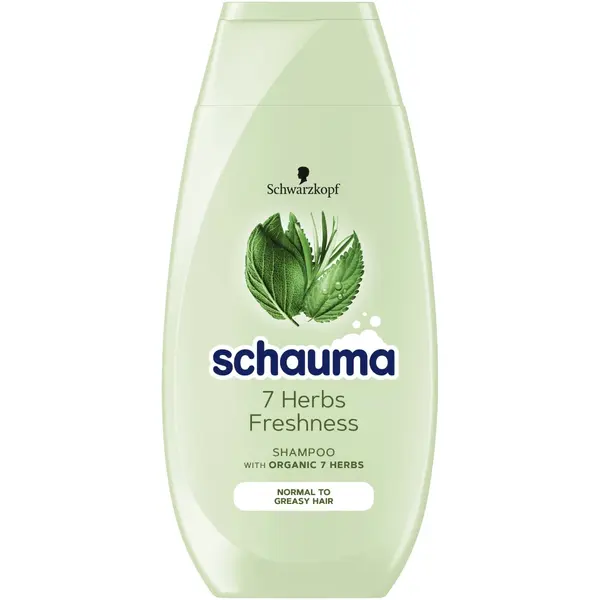 Sampon cu extract din plante 7 Herbs Freshness, 250ml, Schauma