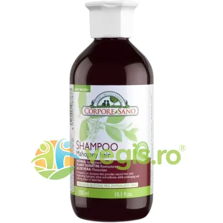 Sampon cu Henna pentru Par Saten - Roscat 300ml