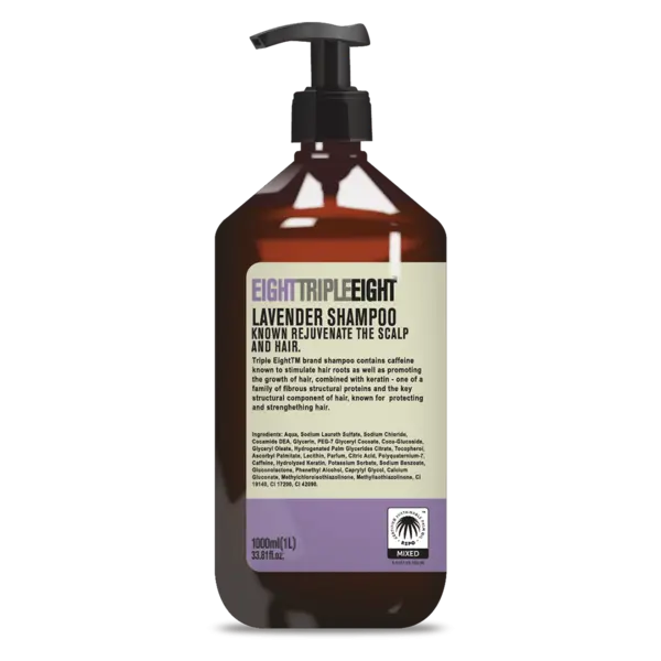 Sampon cu lavanda, 1l, Eight Triple Eight